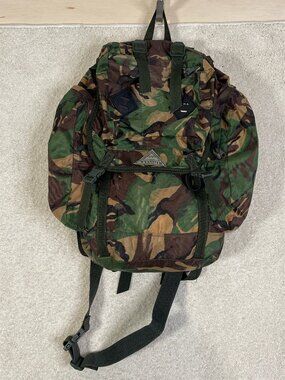 Vintage Wynnster DPM Camo Backpack Mens One Size Hiking Camping Rucksack Outdoor